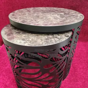 High-Quality Laser Cut Powdercoated Nesting Tables Set.
