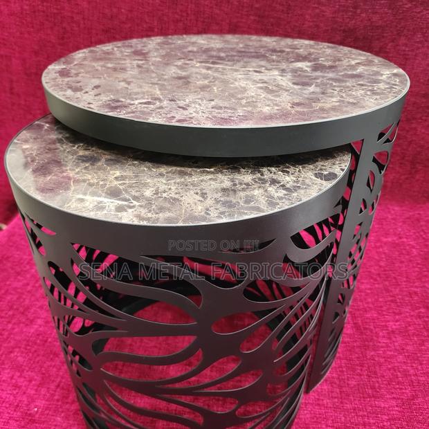 High-Quality Laser Cut Powdercoated Nesting Tables Set. - thumbnail 2