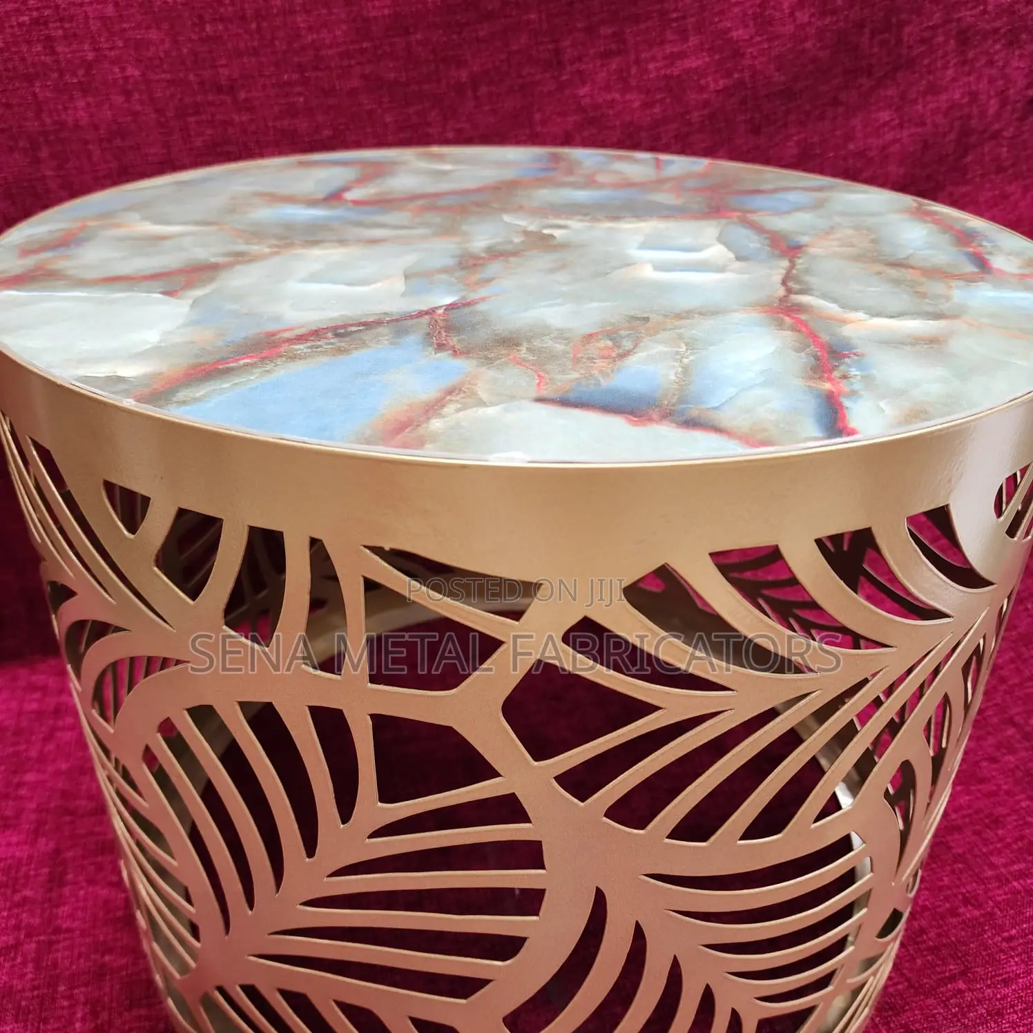 High-Quality Laser Cut Powder Coated Metal Table