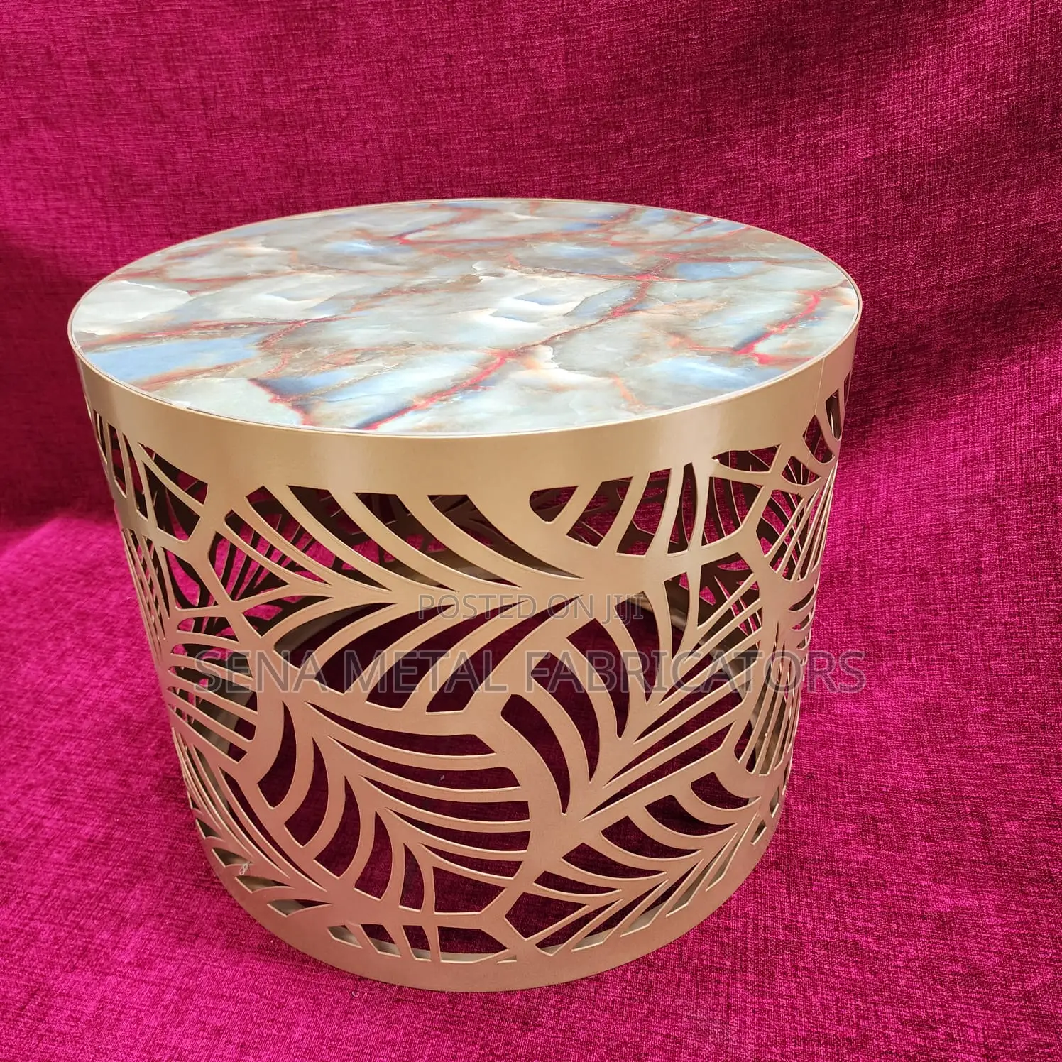 High-Quality Laser Cut Powder Coated Metal Table