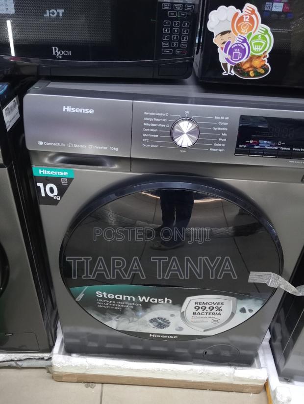 Hisense 10kgs Front Load Washing Machine - thumbnail 2