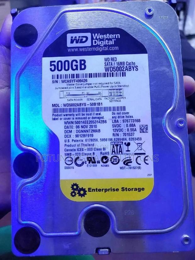 500gb Desktop Harddrive - main view