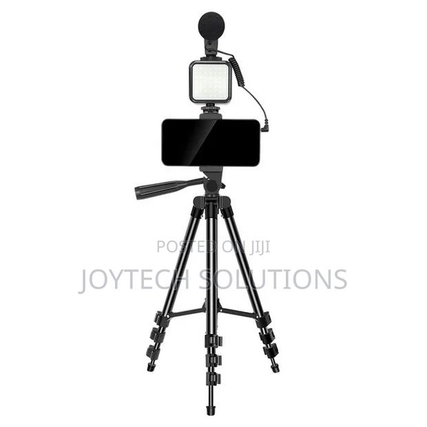 Original Professional Led Vlogging Kit With Tripod Stand - thumbnail 2