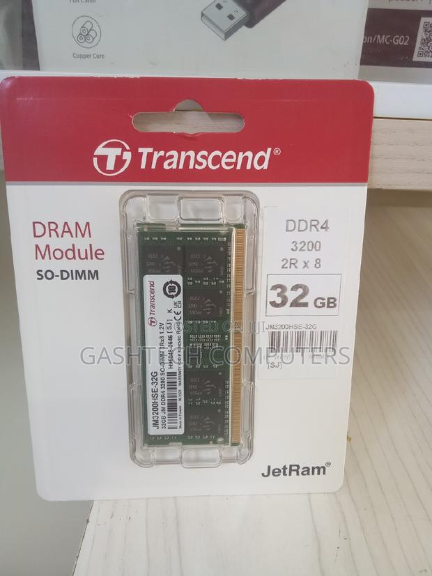 Transcend Desktop RAM DDR4 32GB 2666 - thumbnail 2