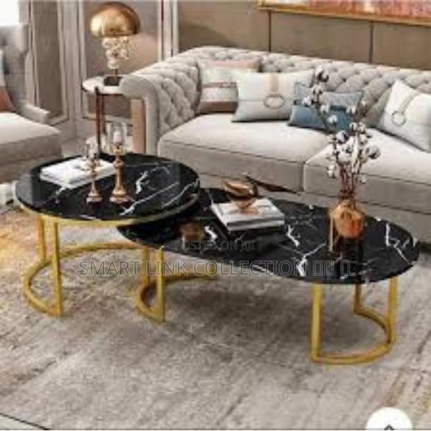 !! *Fct 1251 Glass Top Nesting Coffee Table Set - main view