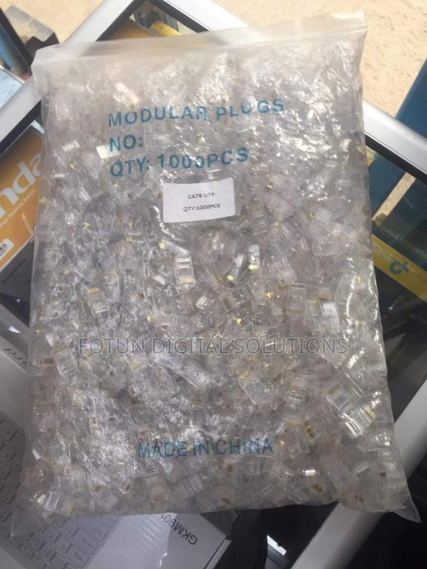 Rj45 Cat6 Ethernet Connectors 1000pieces