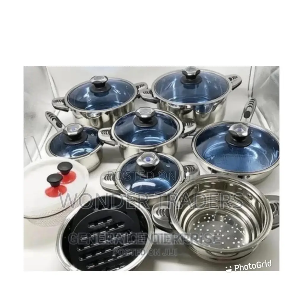 30 PCS Stainless Steel Cookware Set