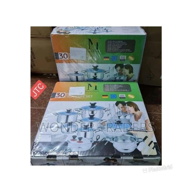 Marwa 30 PCS Heavy Gauge Cookware Set. Made in Germany