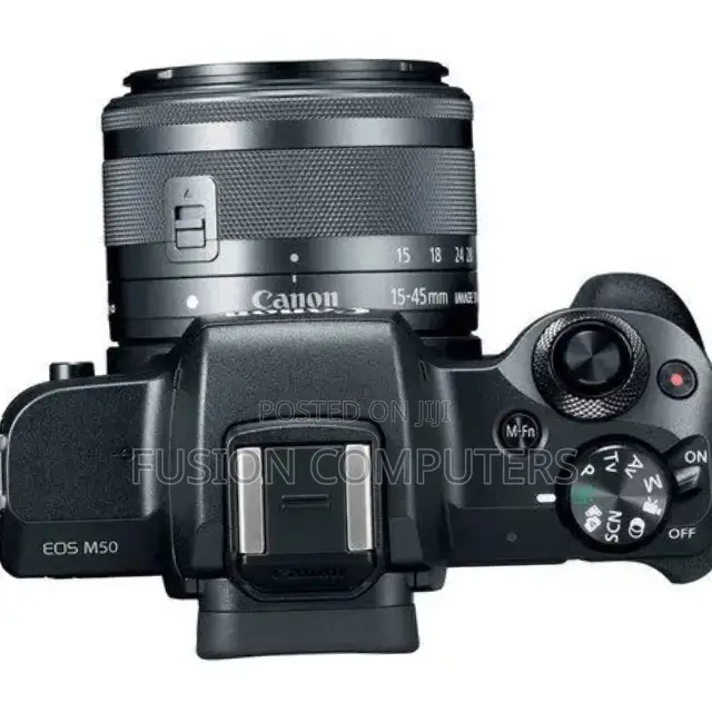 Canon EOS M50 Mark II Mirrorless Camera With 15-45mm Lens