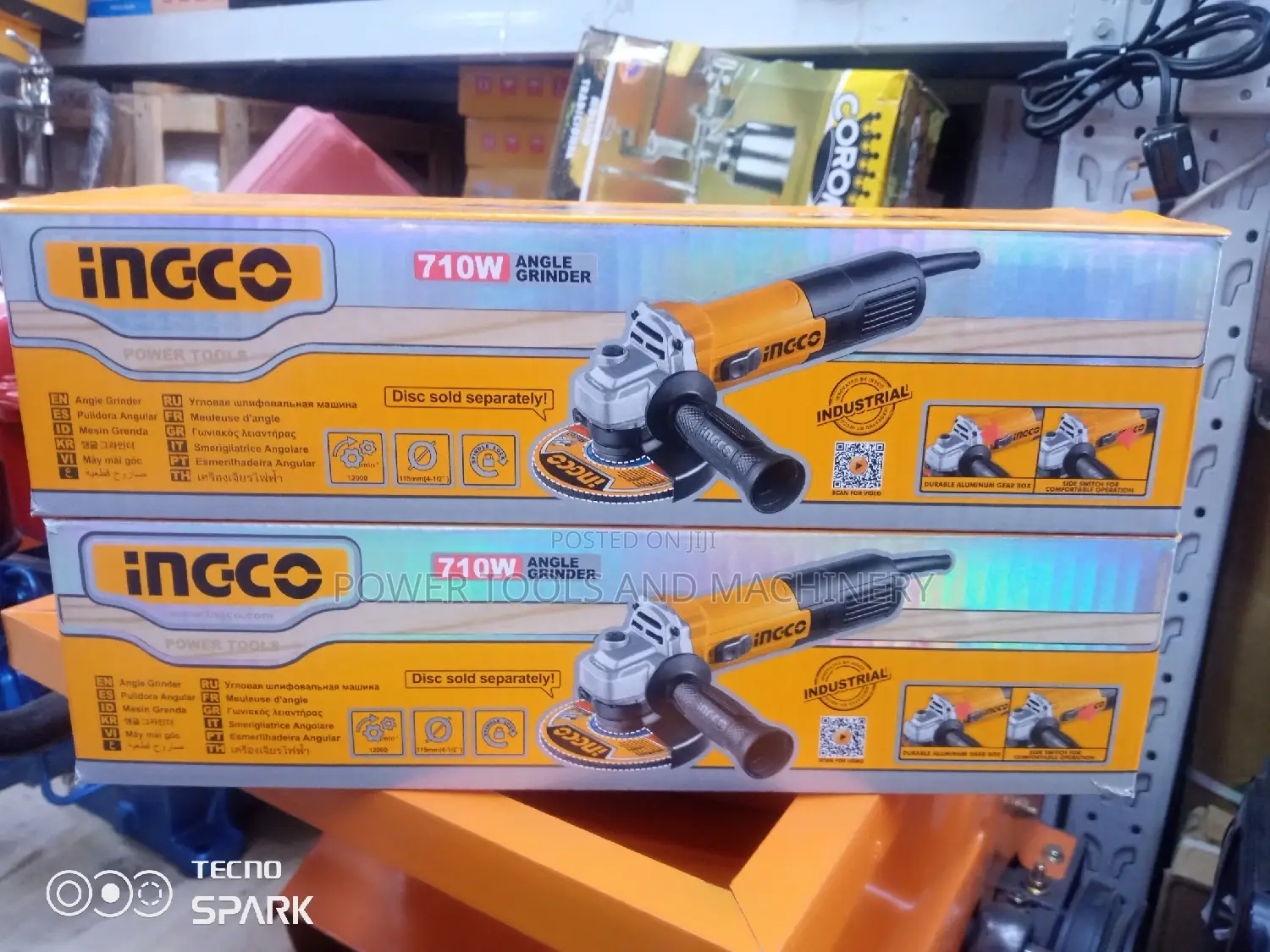 Ingco Ag7118 Angle Grinder 710W