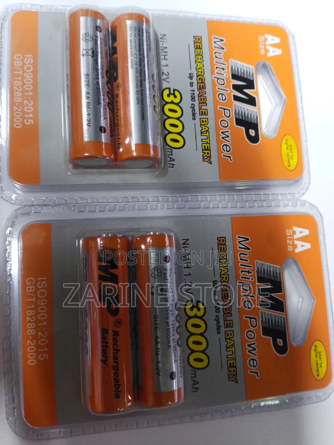 Double a (AA) Battery Rechargeable
