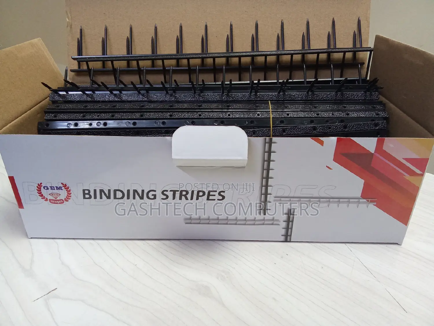 GEM ABS Velo Binding Stripes 1" 12 Spikes