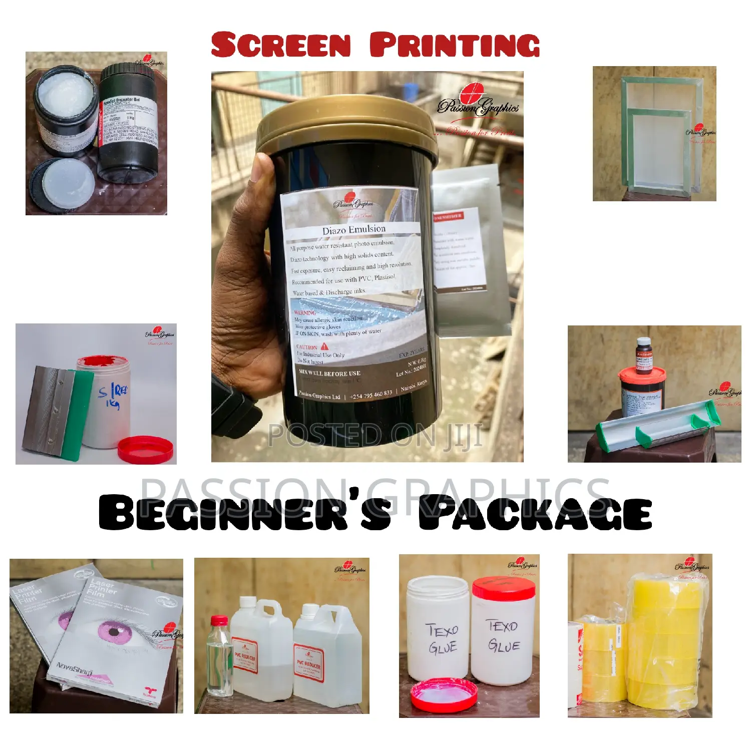 Screen Printing Beginner's Package (Starter's Kit)