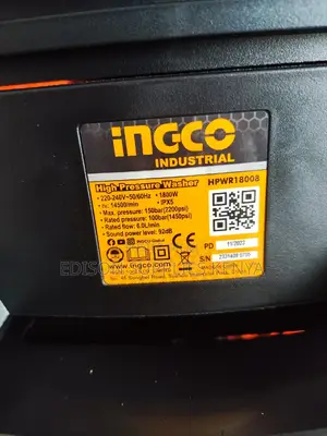 Pressure Washer 1800watt Ingco High Pressure Washer Car Wash