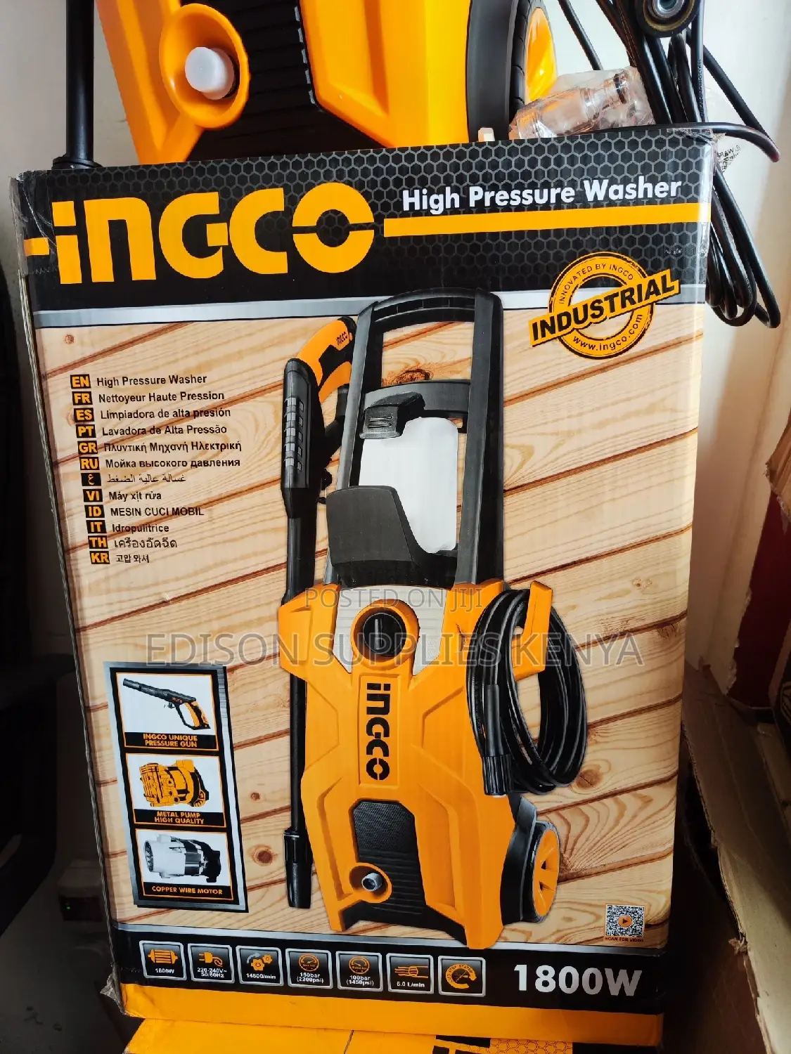 Pressure Washer 1800watt Ingco High Pressure Washer Car Wash