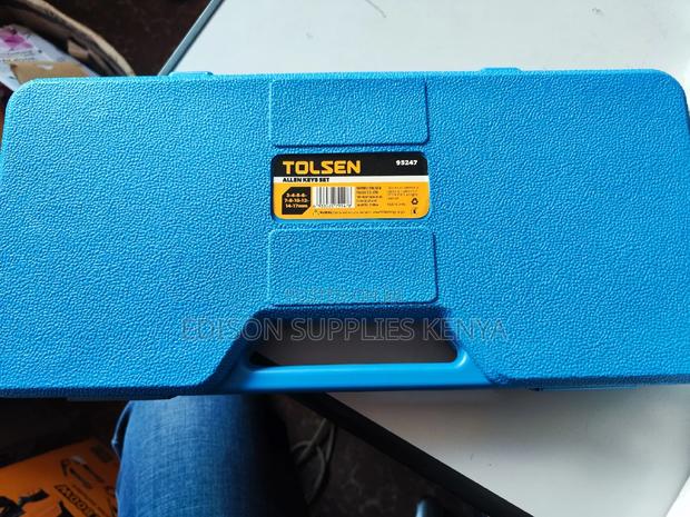 Allen Keys Set Tolsen 3-17mm Hex Keys Ball Point Industrial - thumbnail 3