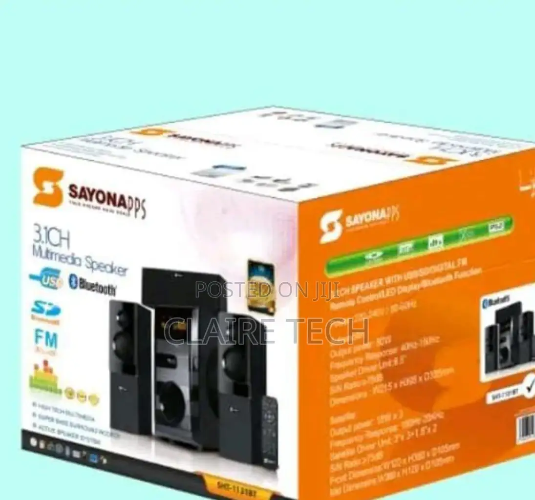 Sayona SHT- 1131BT 3.1CH Multi Media System