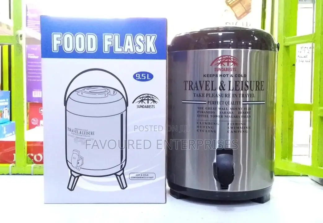 9.5 Litres Stainless Steel Vacuum Insulated Food Flask