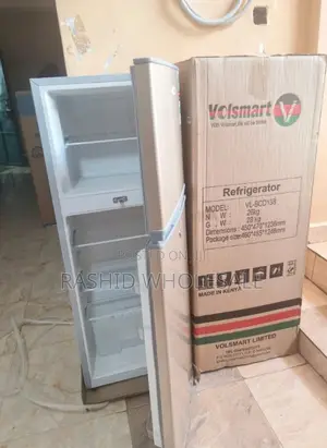 Volsmart New 118l Fridge. Double Doors.