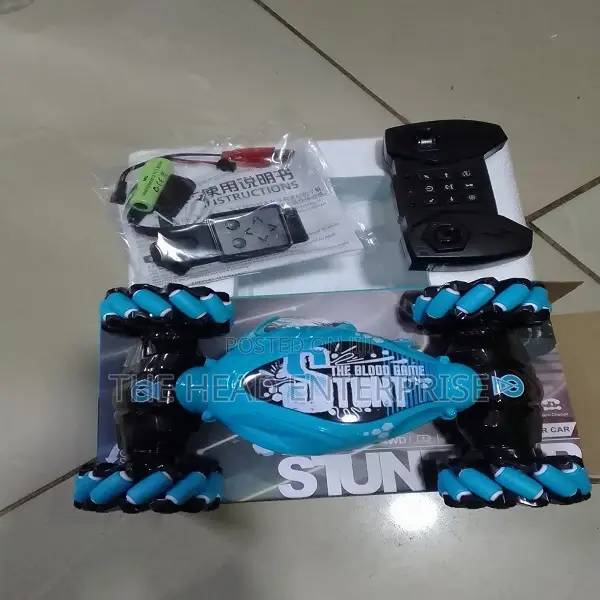 Adorable Kids Stunt Car Available With Hand Sensor Remote