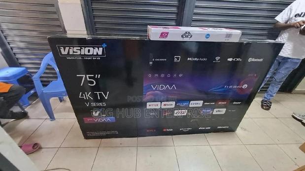 Vision Plus 75" Latest Vidaa Smart TV With Voice Control - main view
