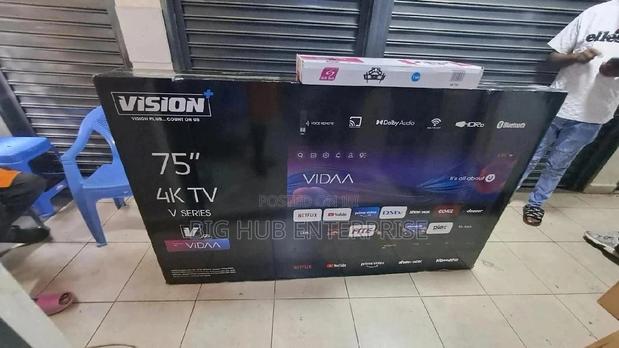 Vision Plus 75" 2022 Latest Vidaa Smart TV With Voice - main view