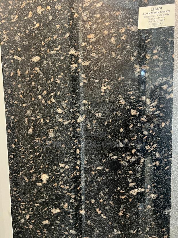 Black Aswan Granite(8ft * 2ft * 18mm) - thumbnail 2
