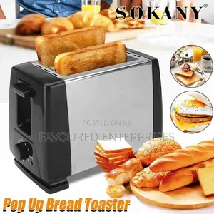 Sokany Automatic 2 Bread Toaster Breakfast MACHINE
