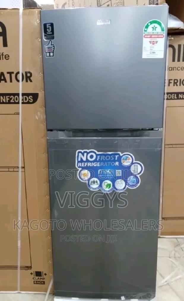Mika 202 Non Frost Double Door Fridge - main view