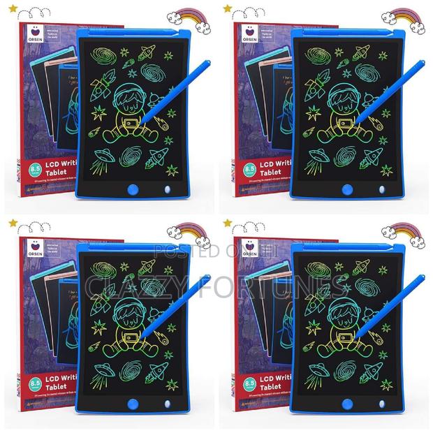 2 IN 1 SET LCD Drawing Table Twriting Pad 8.5 12 Inches . - thumbnail 2
