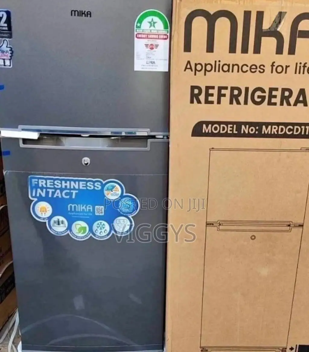 Mika 168litre Double Door Fridge