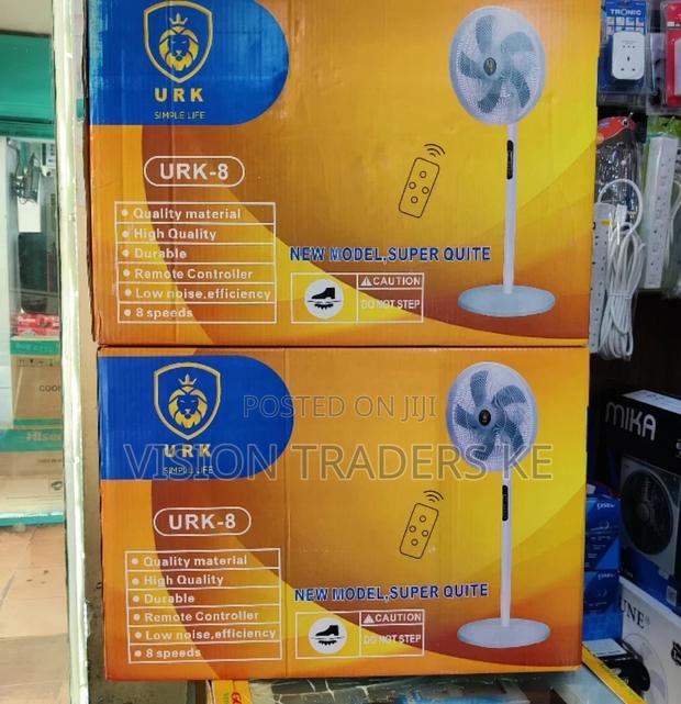 URK 16 Inches Standing Fan With Remote Control. - main view