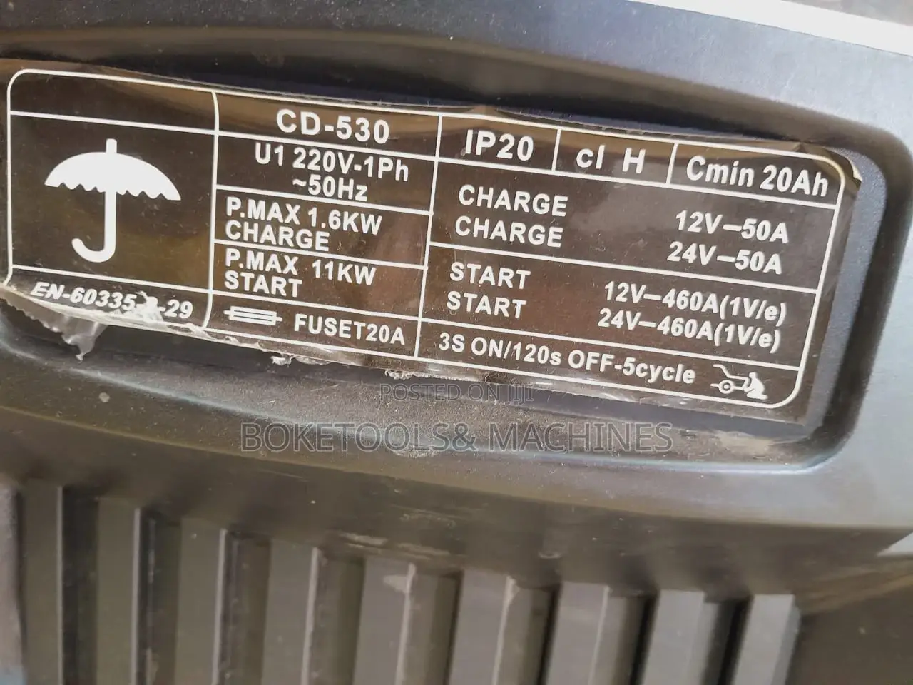 Italy Starter/Battery Charger Cd530 24v 60amps