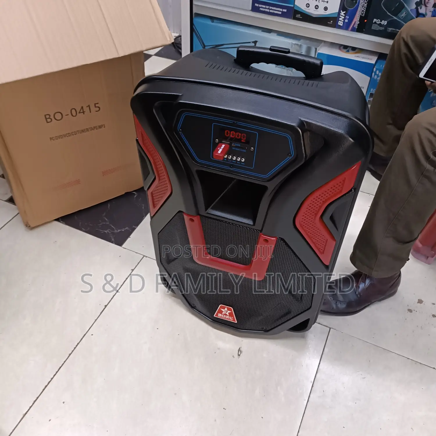 Borl BO-0415 Powered Speaker 15 Inch
