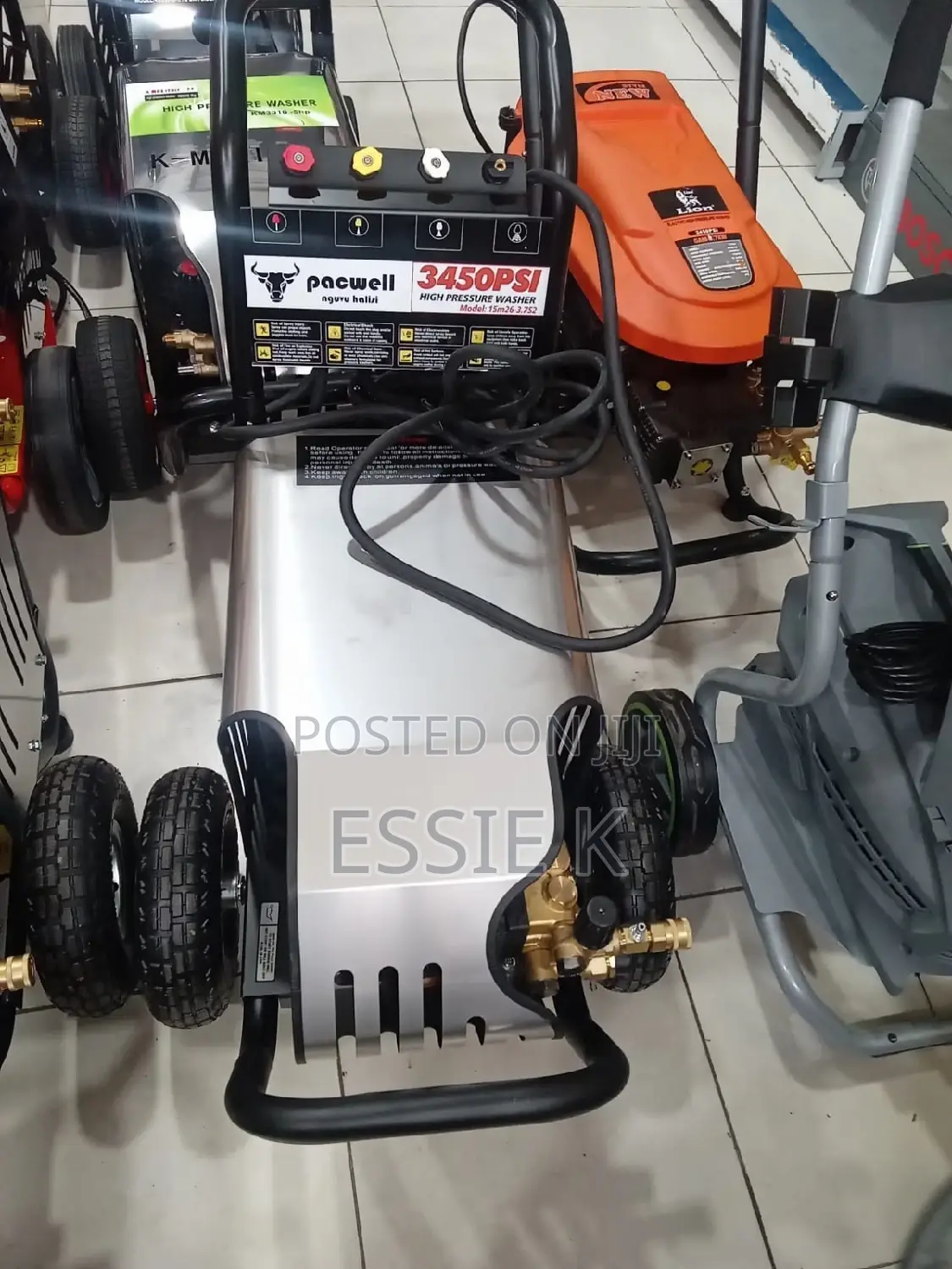 3450psi Pacwell Single Phase Electric High Pressure Washer
