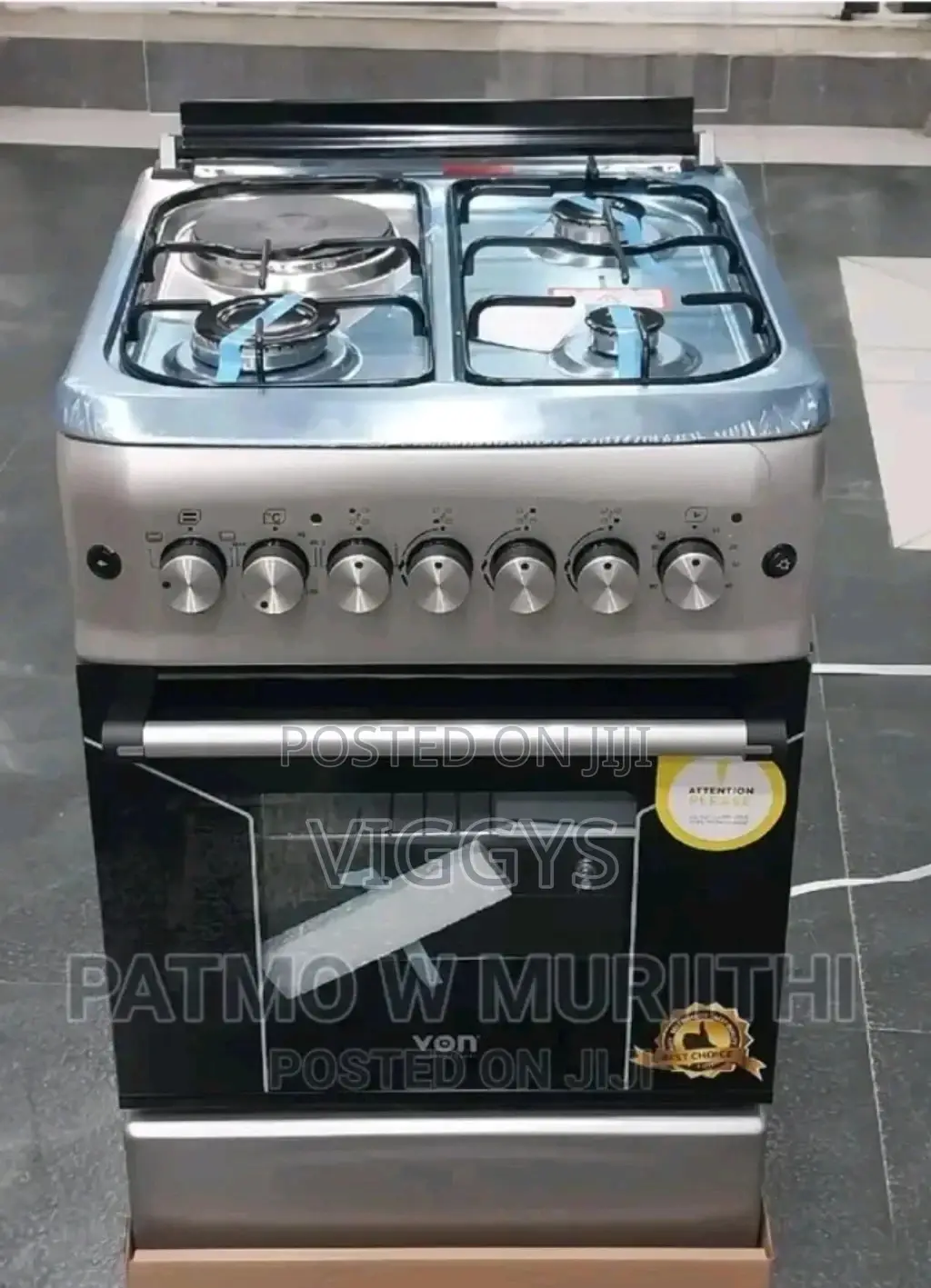 Standing Cooker 60 by 60 Electric Oven