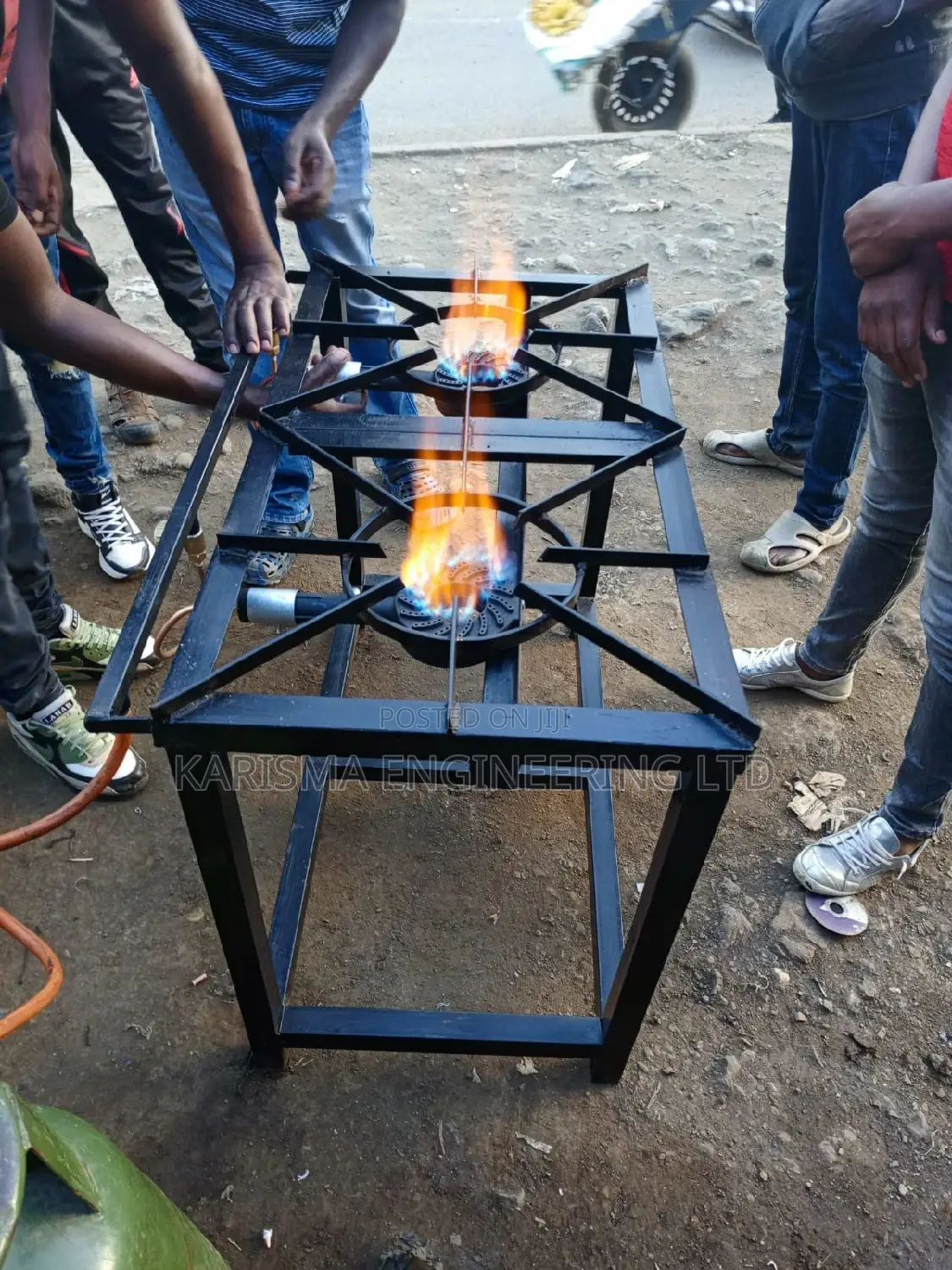 Juakali Two Burner Commercial Gas Jiko