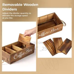Wooden Coffee / Tea Organizer