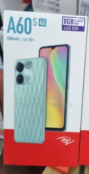 New Itel A60s 64 GB Blue