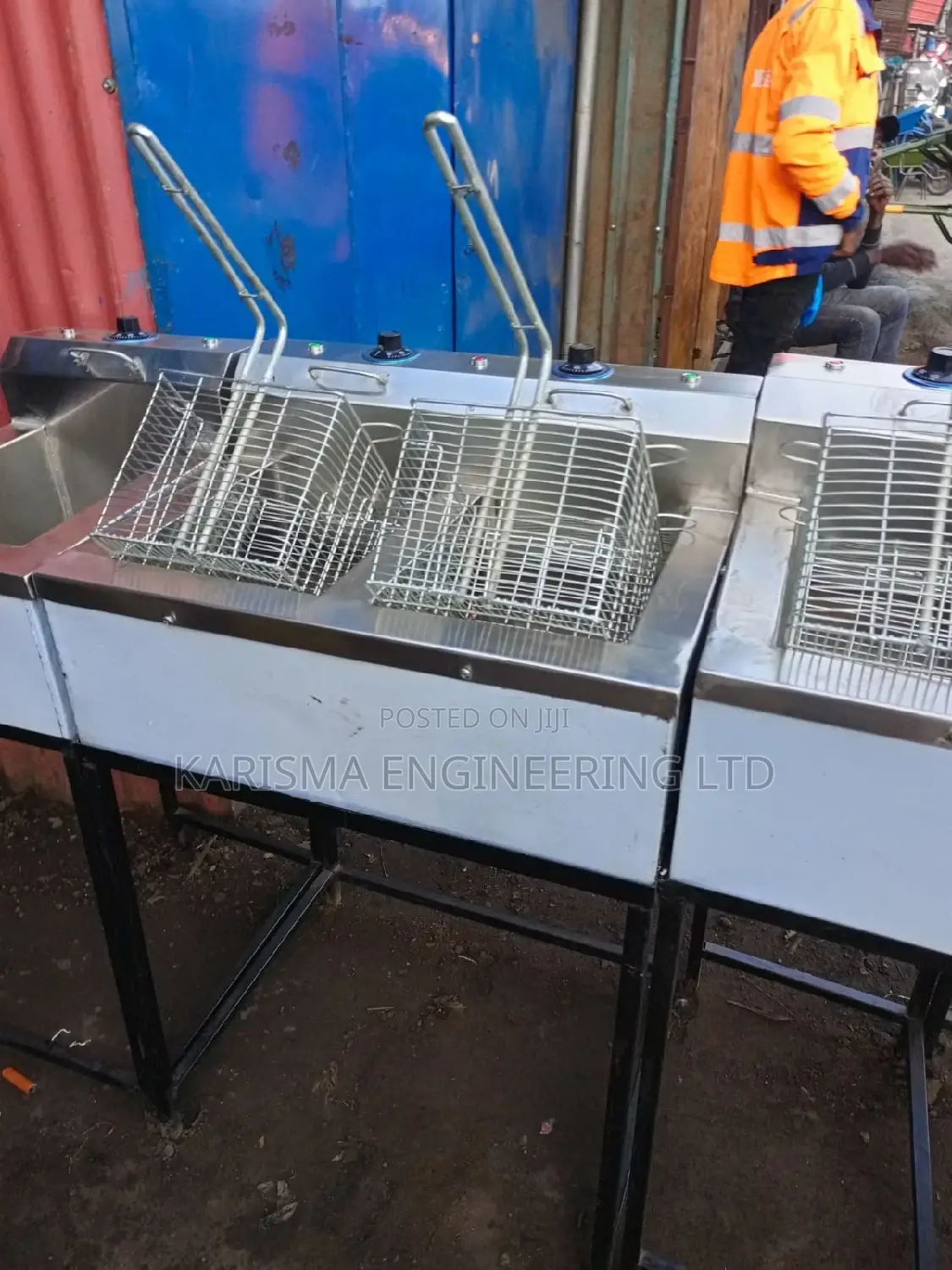 Double Bowl Deep Fryer