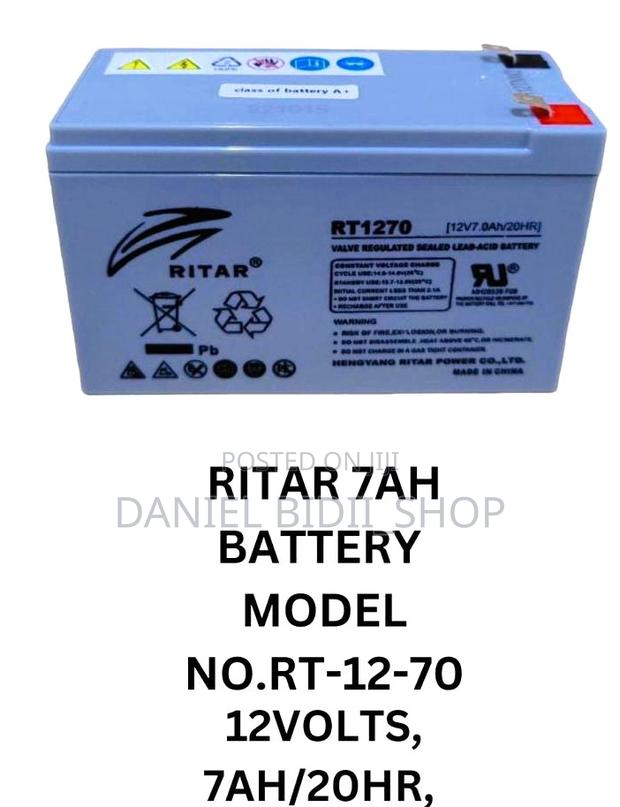 Ritar 12v 7ah Backup Solar Battery - main view