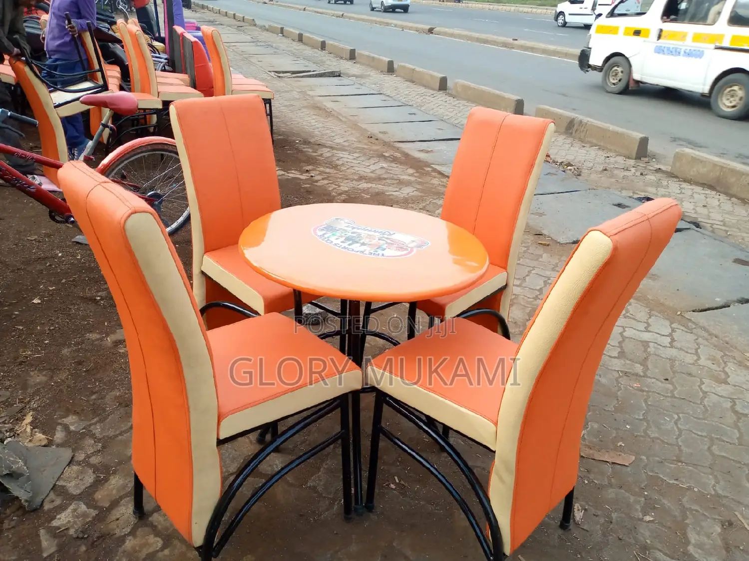 Restaurants and Bar Chairs and Round Table