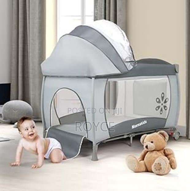 Cot Baby Crib / Bedside Playpen - main view