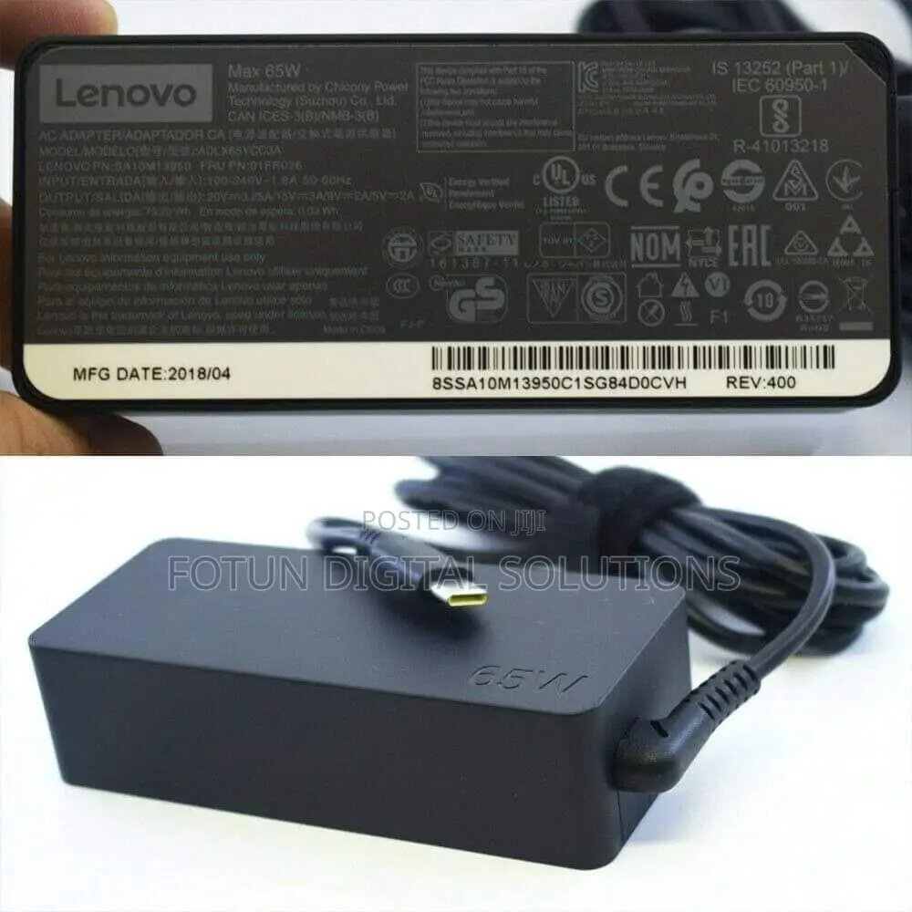 Type C Charger LENOVO 65W