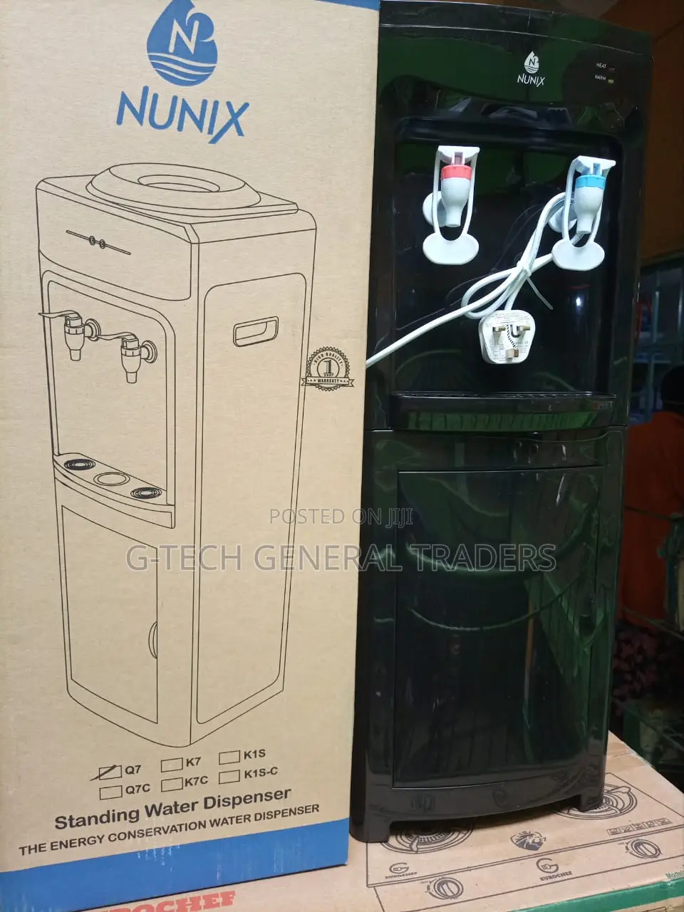Water Dispenser!Q7 Black Hot and Normal Water Dispenser
