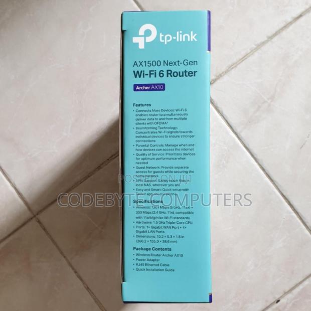 Archer Ax10 Tp Link Wifi 6 Router ^°Ax 10 Router - thumbnail 4