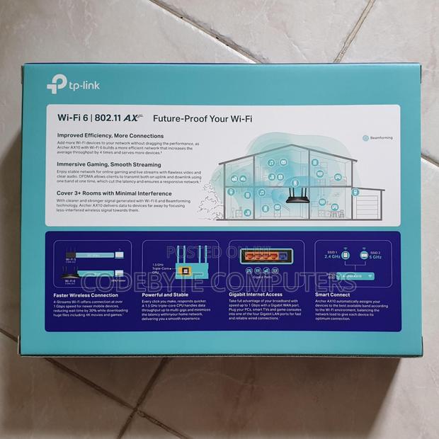 Archer Ax10 Tp Link Wifi 6 Router ^°Ax 10 Router - thumbnail 3