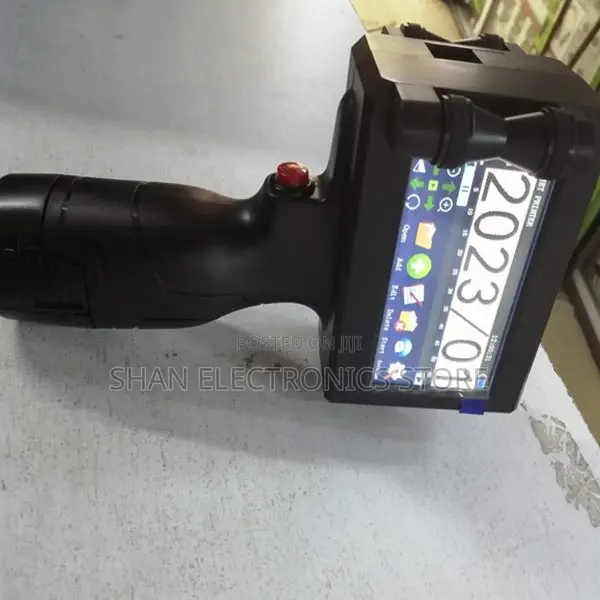Handheld Thermal Inkjet Printer With Premium Solvent Ink ##