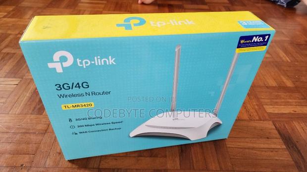 Mr3420 Tplink Wireless Router 300mbps Mr3420 - main view