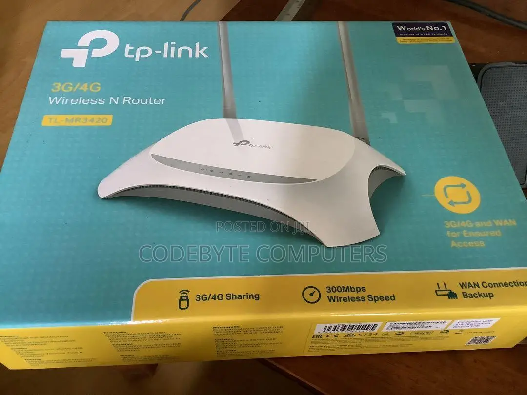 Tp-Link TP Link TL-MR3420 300 MBPS Wireless 4G LTE Router